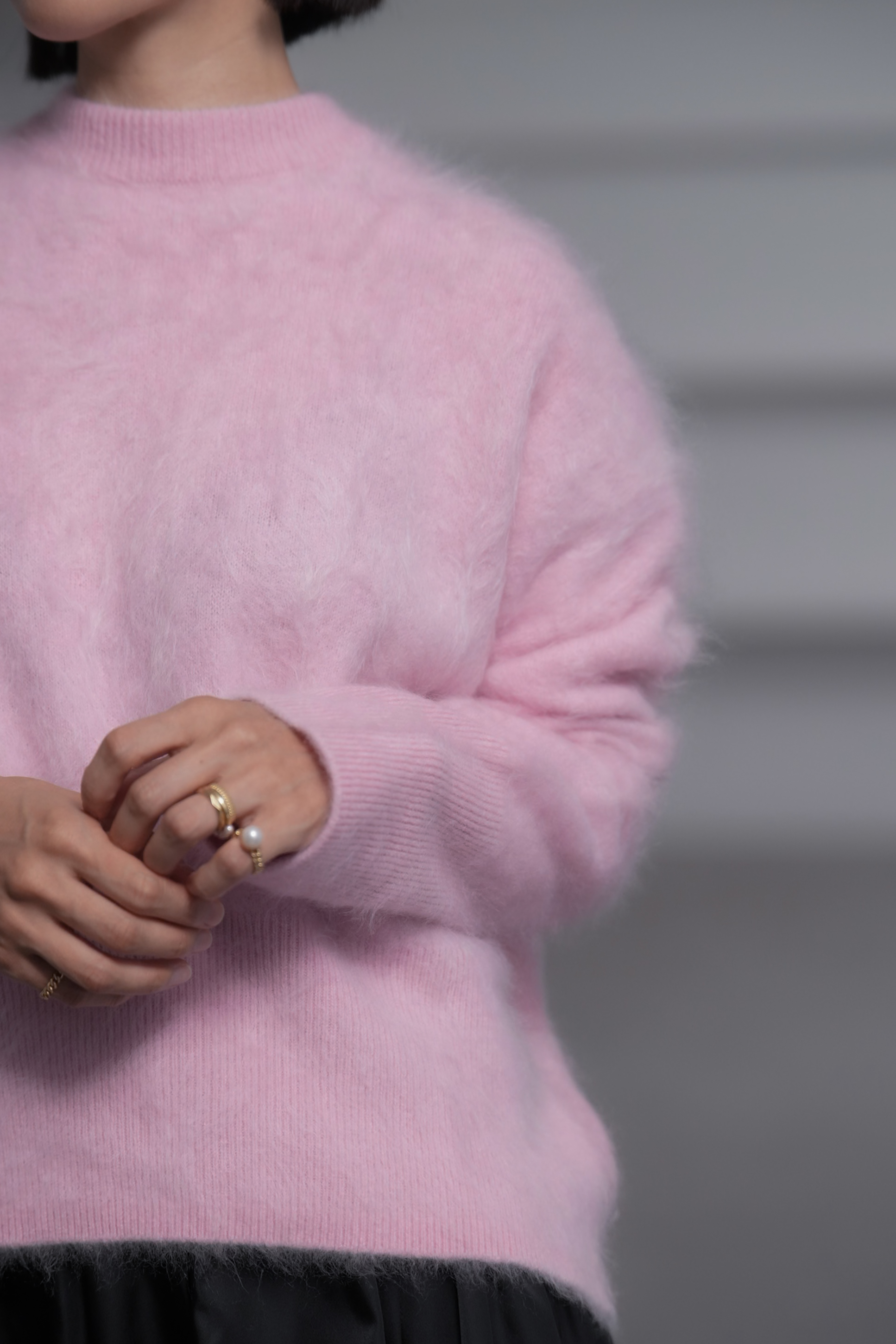 Alma Fur Cashmere Pinkの画像