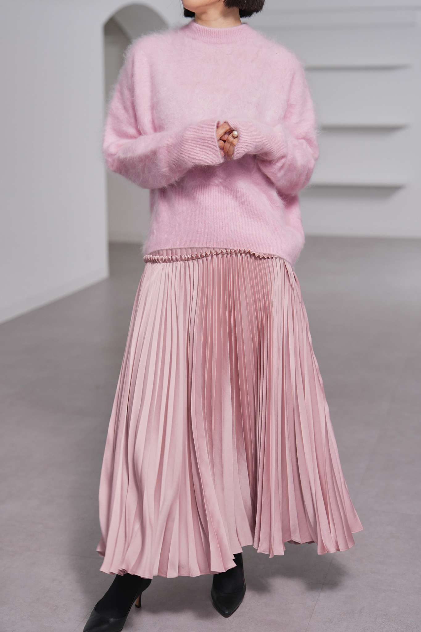 Alma Fur Cashmere Pinkの画像