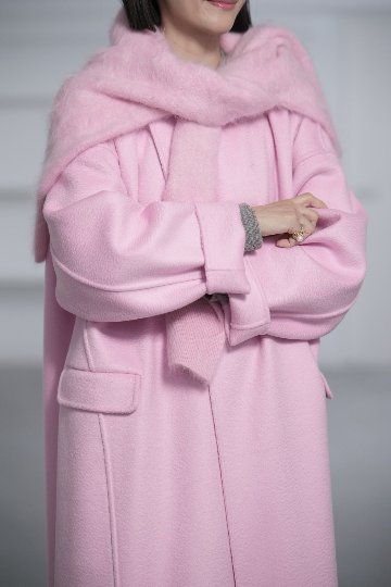 Alma Fur Cashmere Pinkの画像