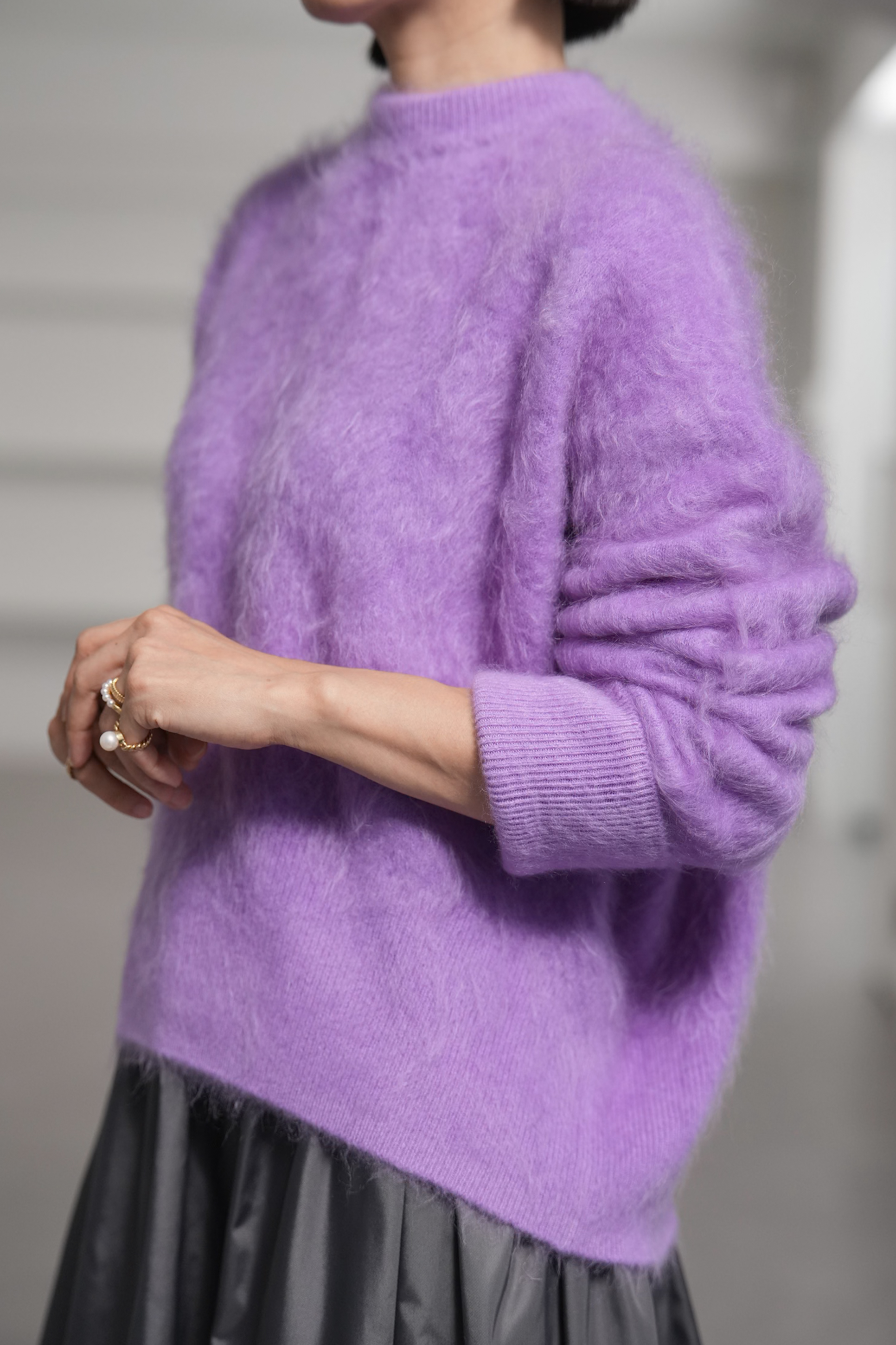 Alma Fur Cashmere Lilacの画像