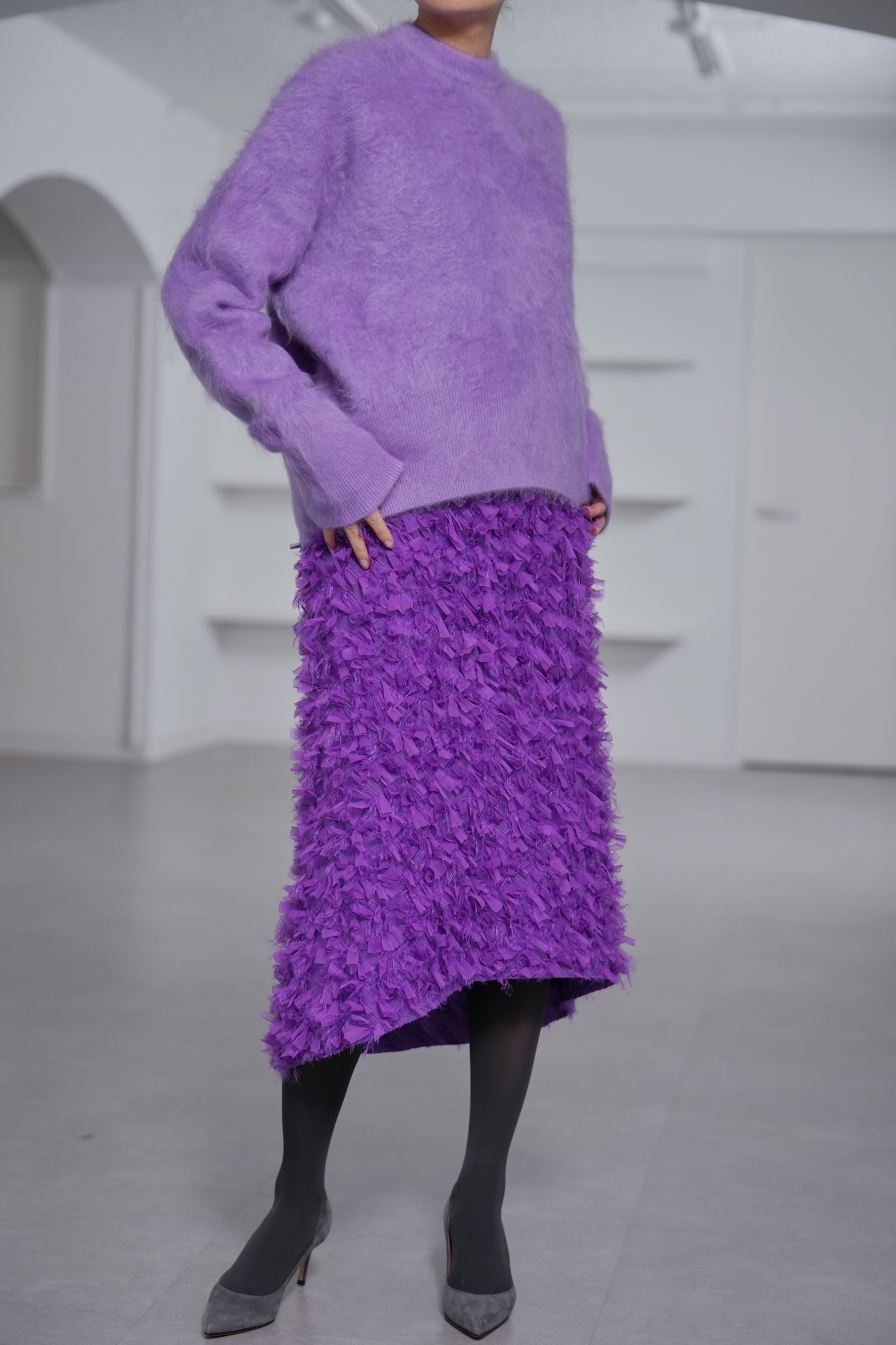 Alma Fur Cashmere Lilacの画像