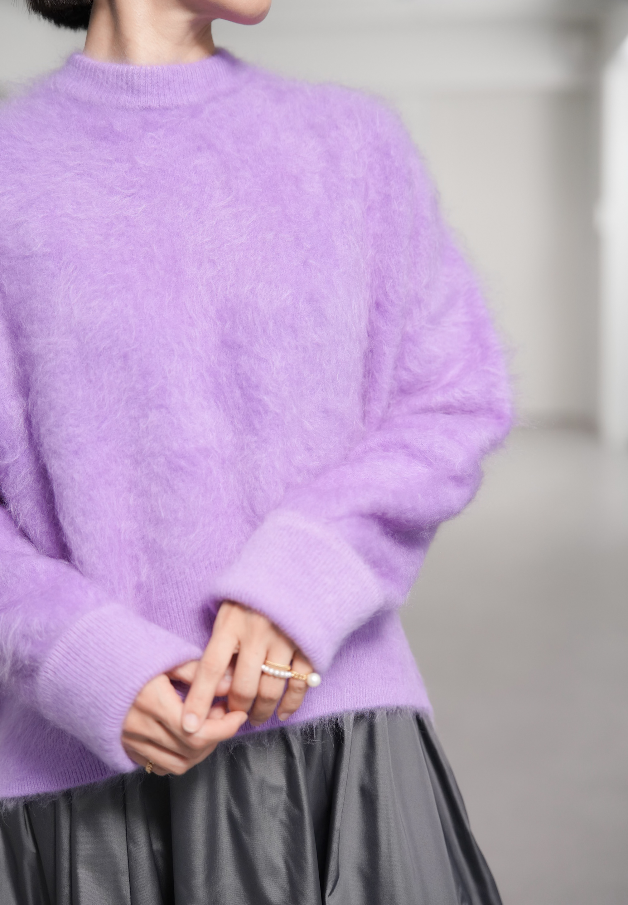 Alma Fur Cashmere Lilacの画像