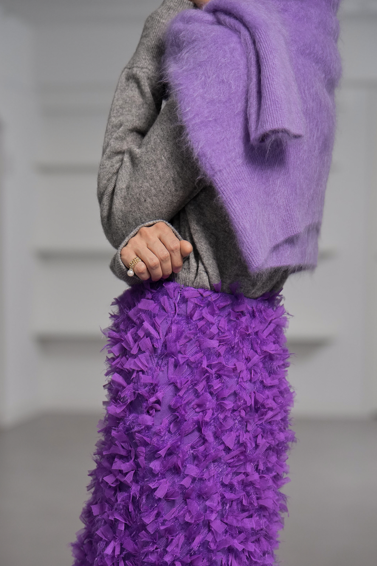 Odile Feather Grapeの画像