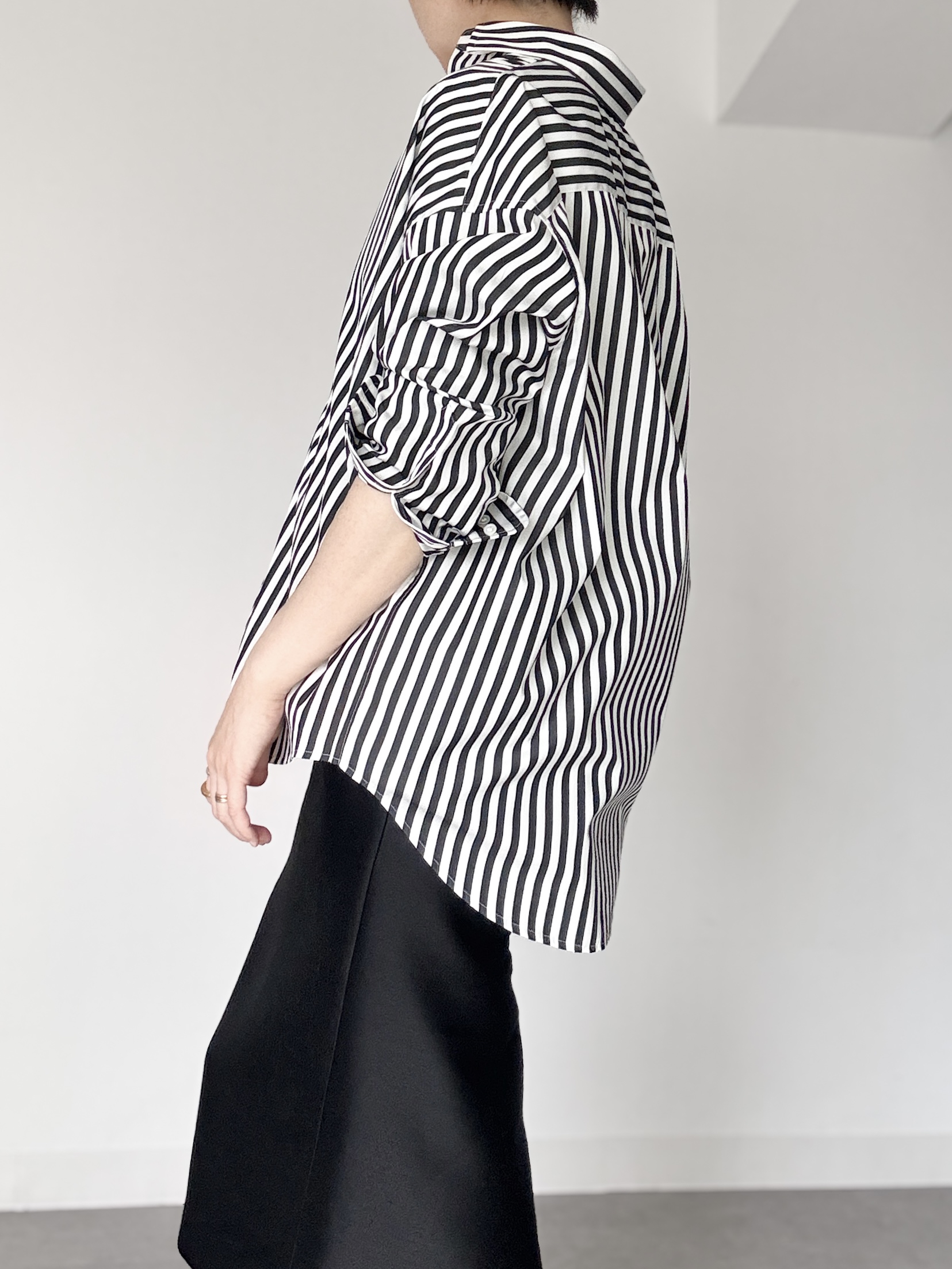 Ray Stripe White/Blackの画像