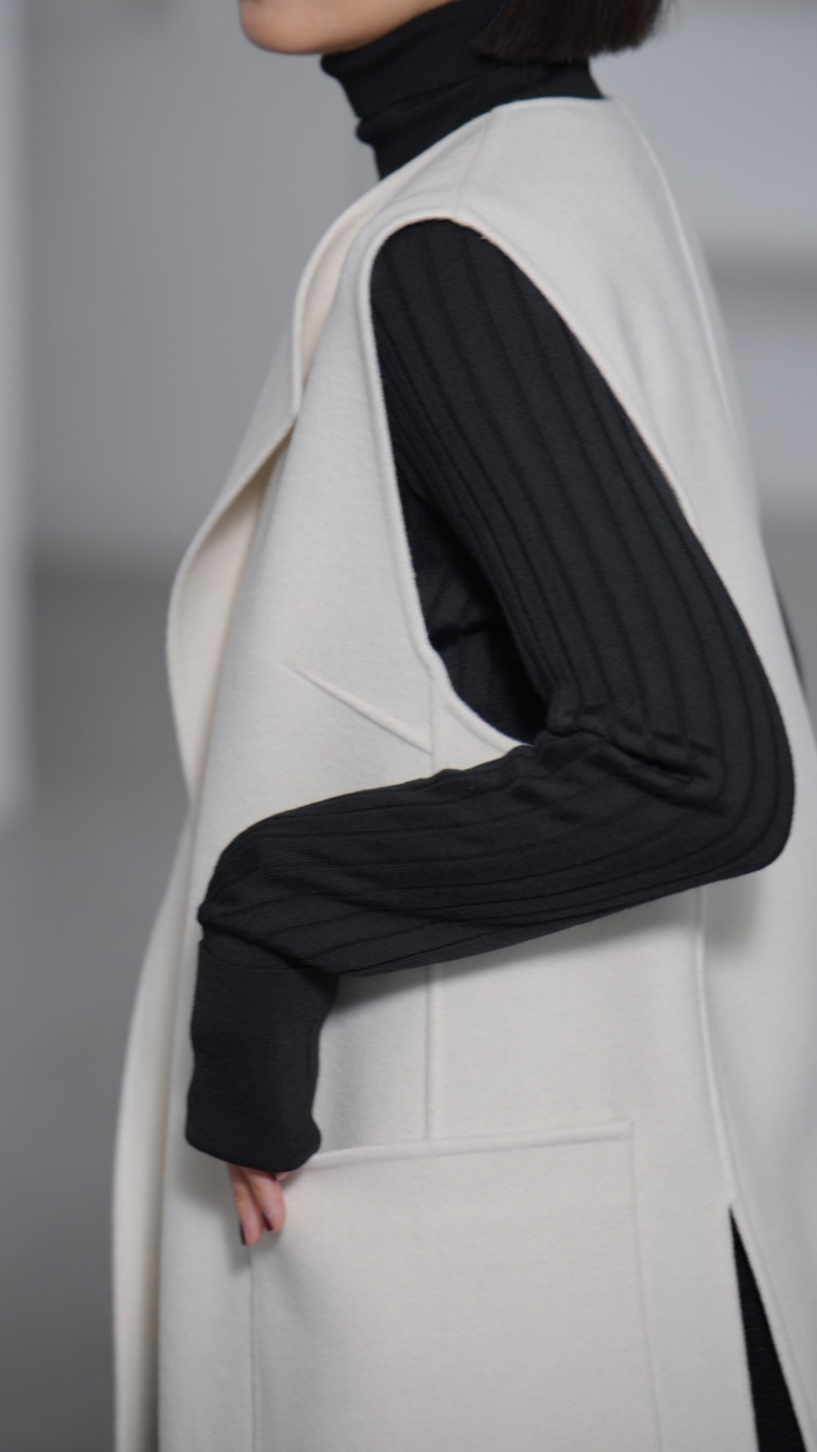 Nikita Wool Cashmere Off Whiteの画像