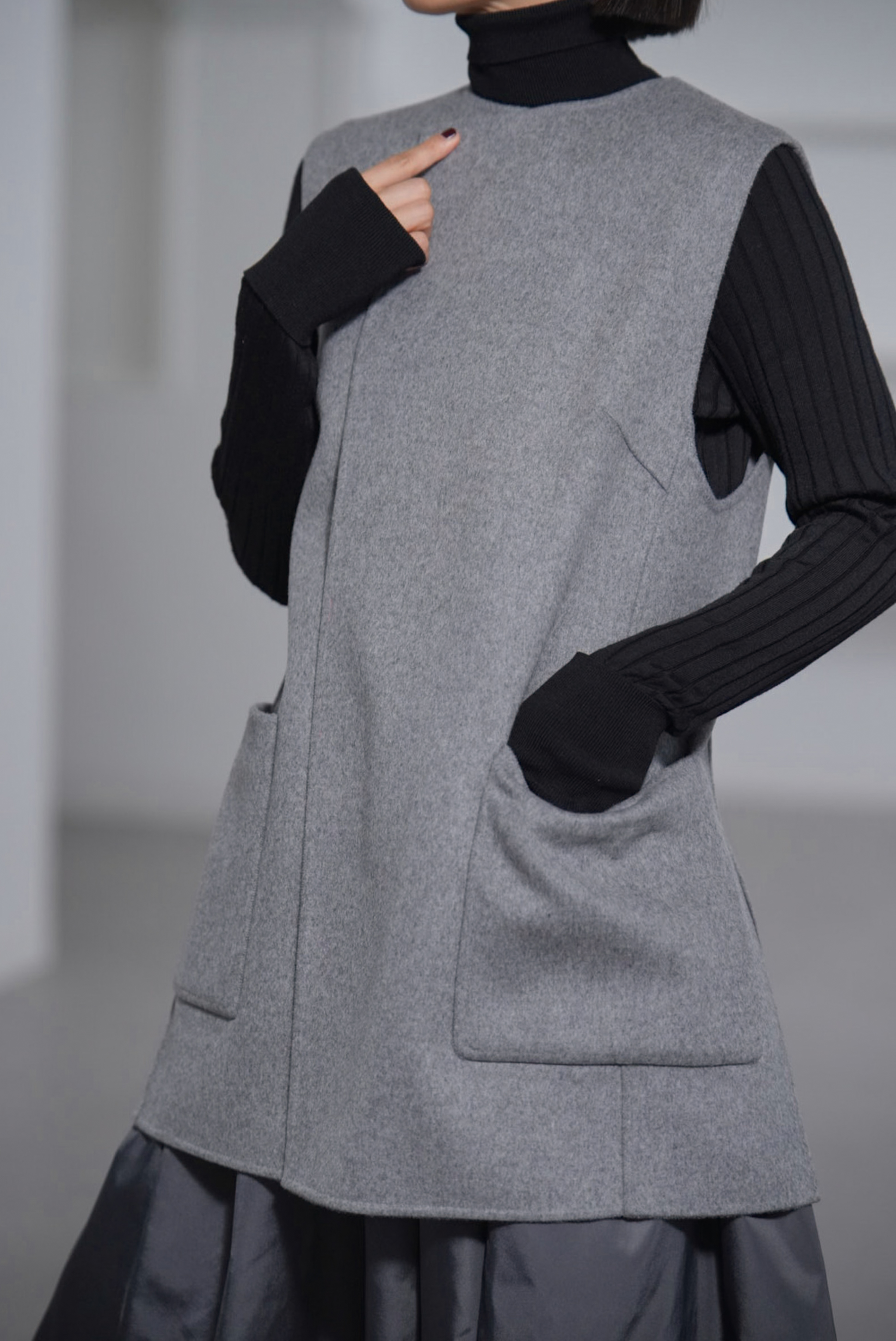 Nikita Wool Cashmere Grayの画像