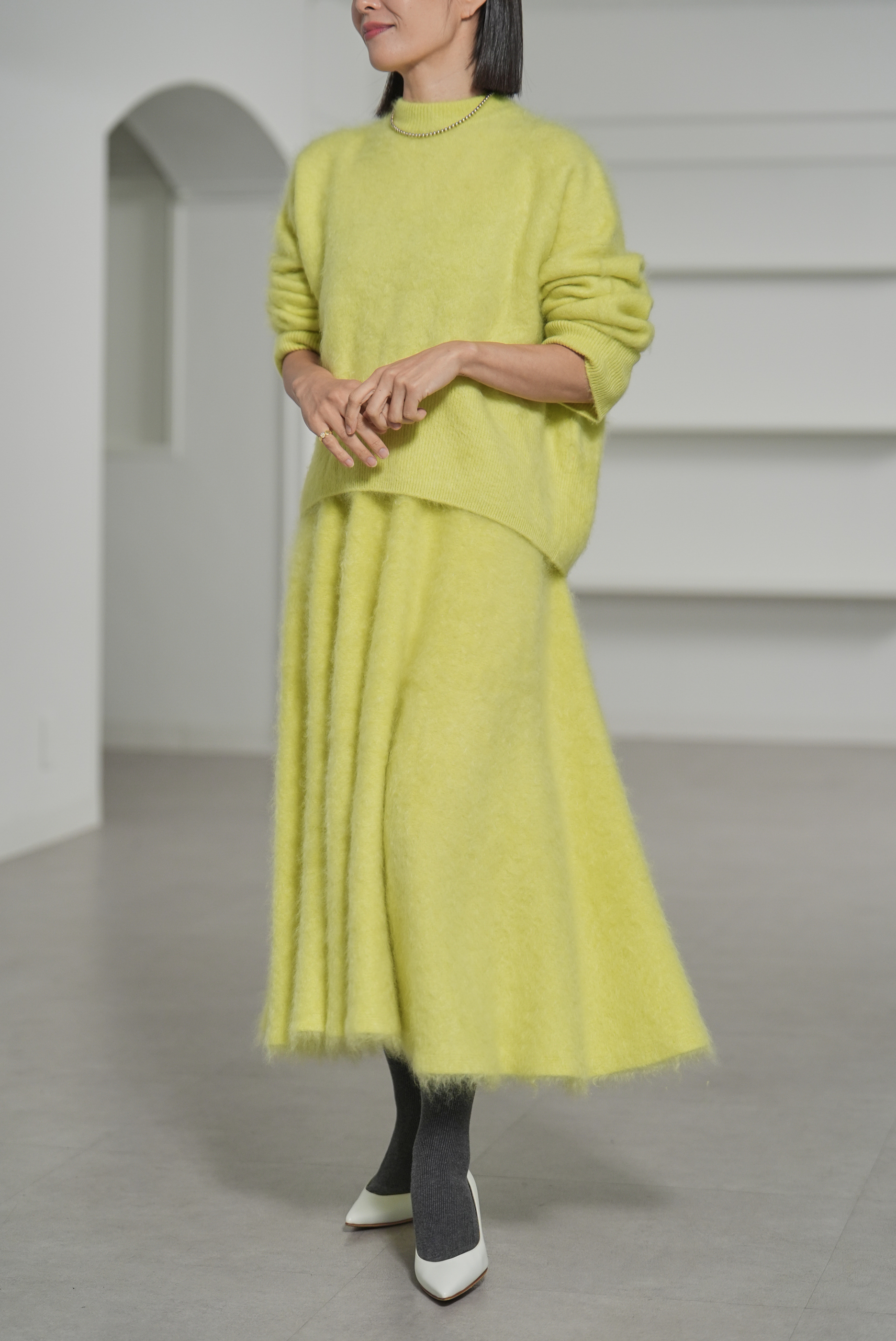 Tate Fur Cashmere Yellowの画像