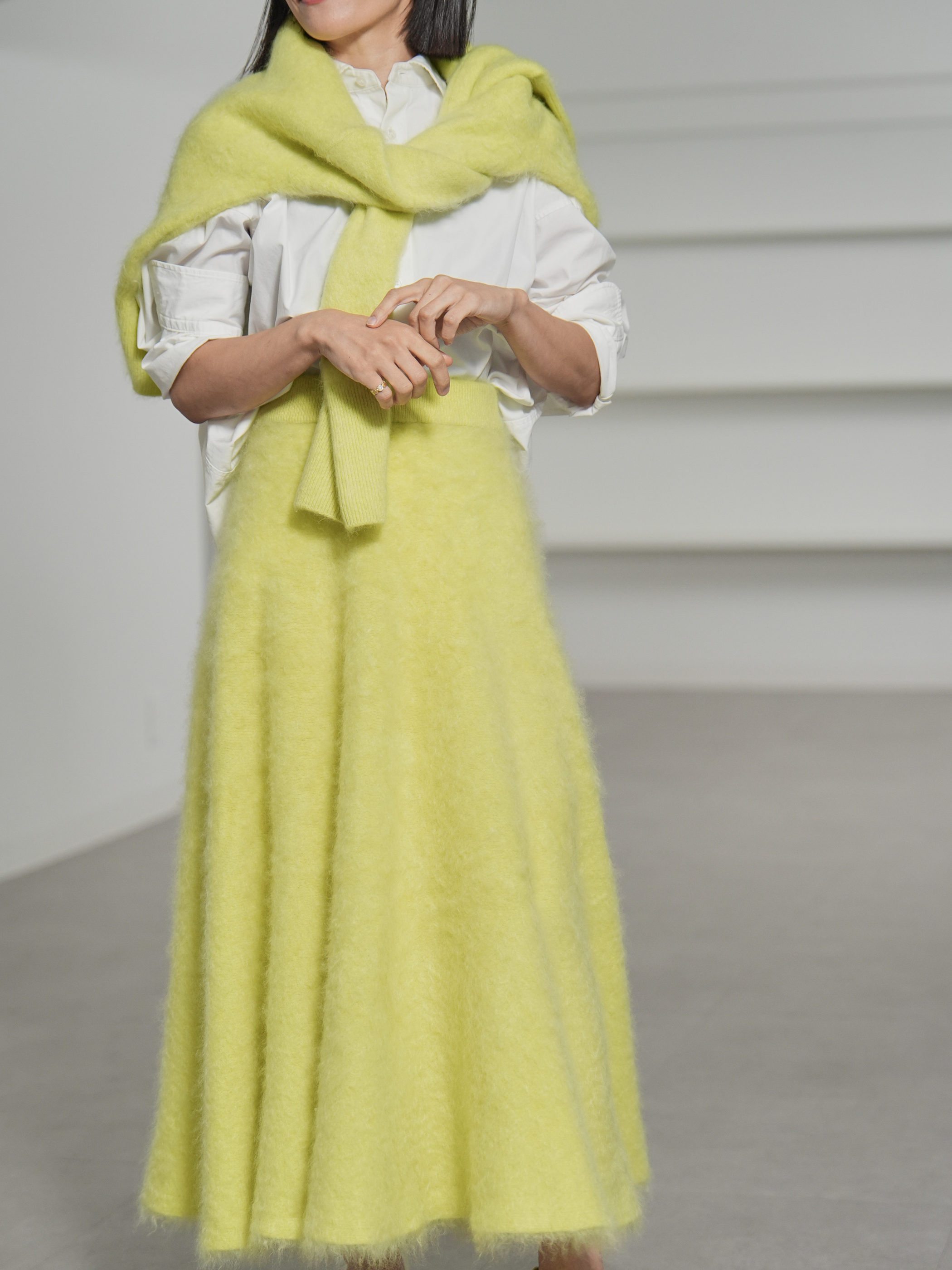 Tate Fur Cashmere Yellowの画像