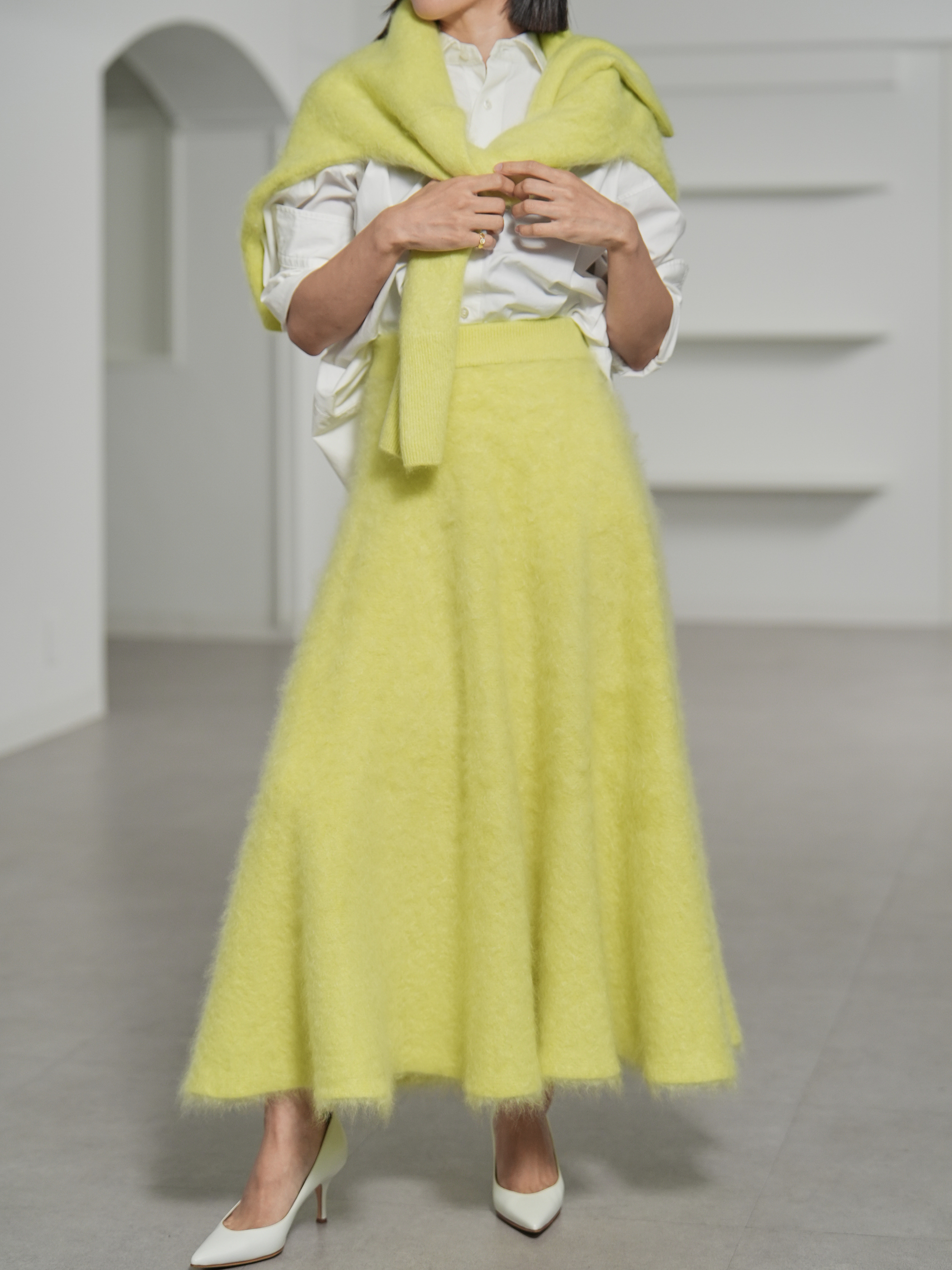 Tate Fur Cashmere Yellowの画像