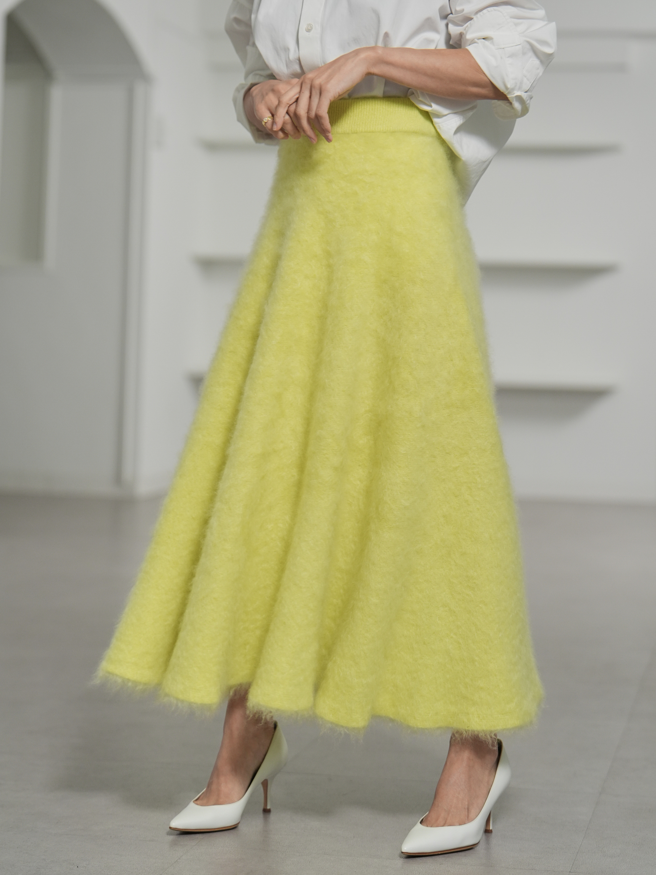 Tate Fur Cashmere Yellowの画像
