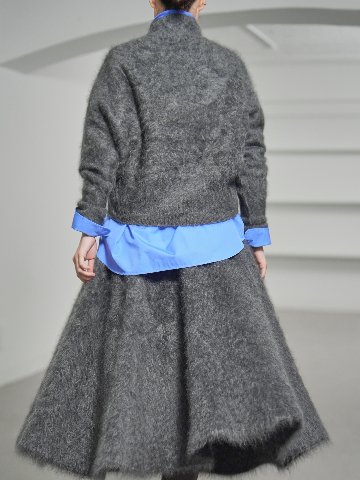 Tate Fur Cashmere Charcoal | SHE Tokyo online shop