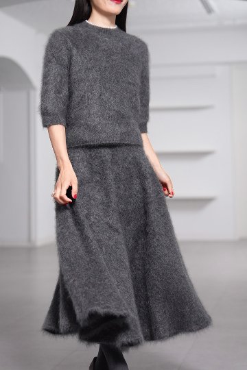 Tate Fur Cashmere Charcoalの画像
