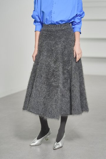 Tate Fur Cashmere Charcoal | SHE Tokyo online shop