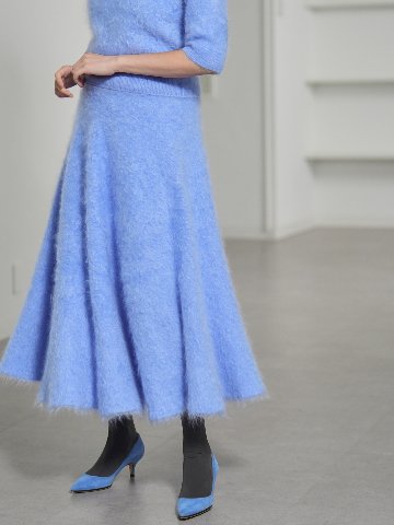 Darcy Fur Cashmere SaxeBlueの画像