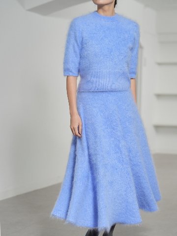 Darcy Fur Cashmere SaxeBlueの画像
