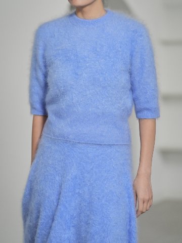 Darcy Fur Cashmere SaxeBlueの画像
