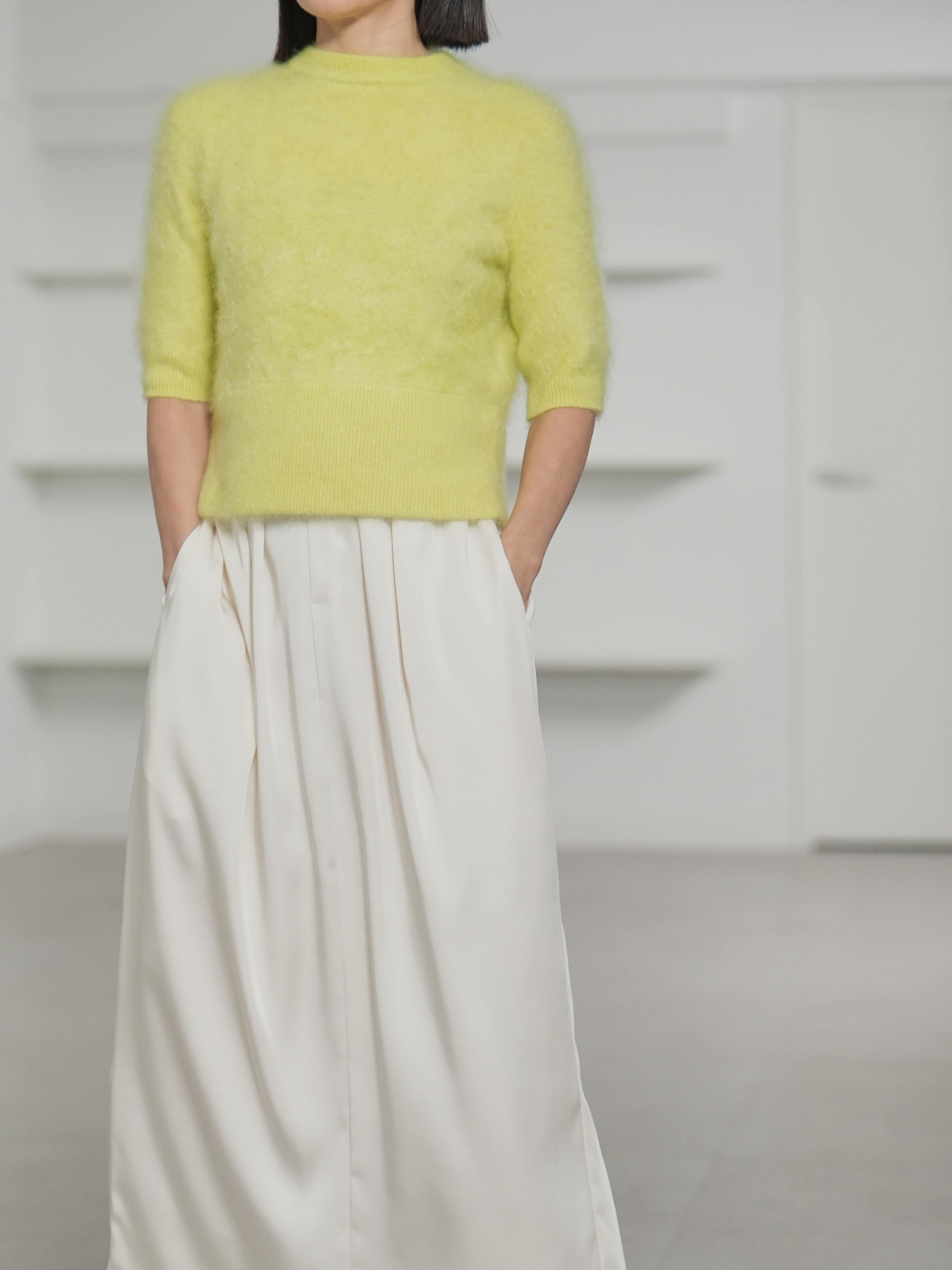 Darcy Fur Cashmere Yellowの画像