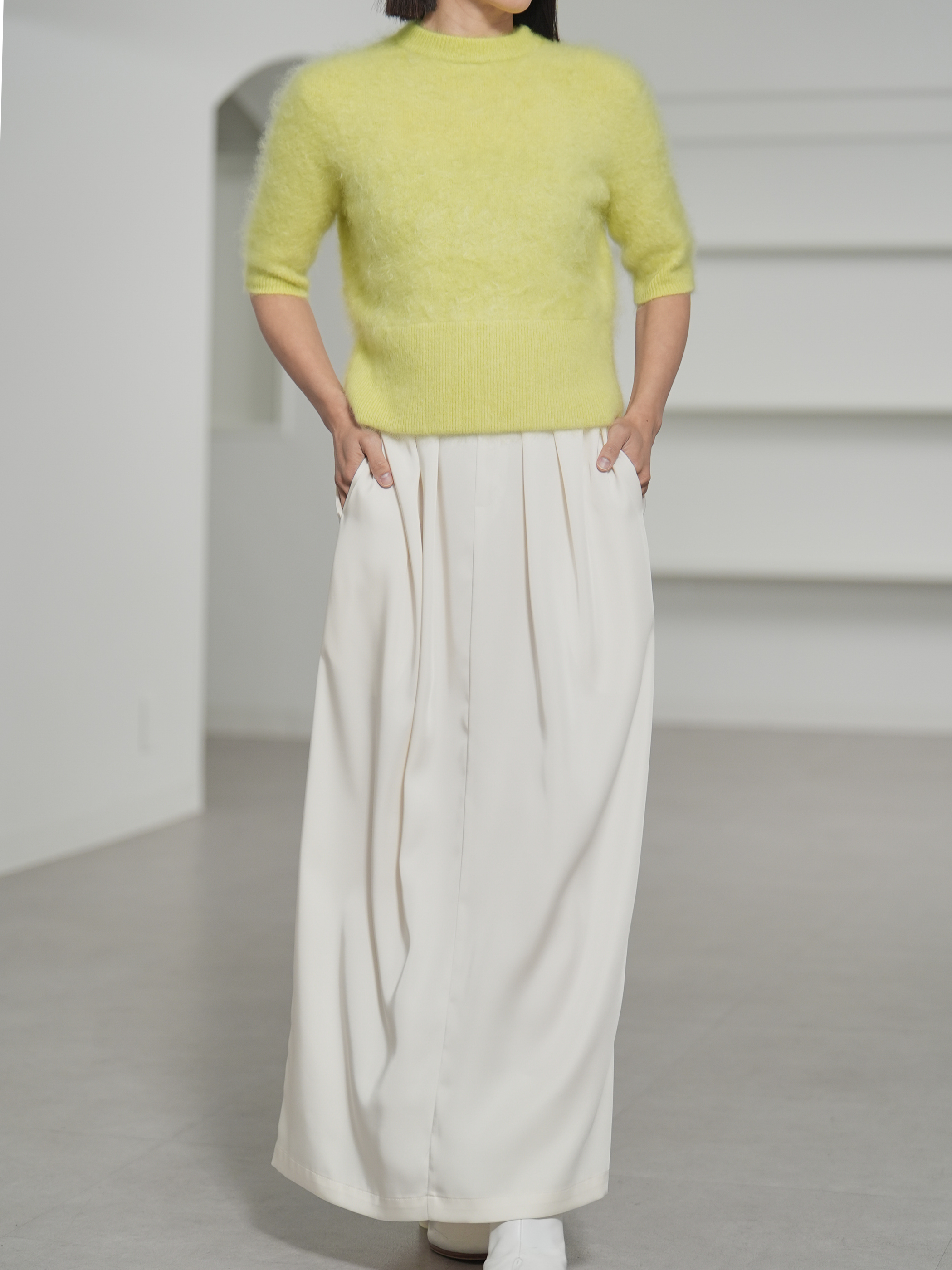 Darcy Fur Cashmere Yellowの画像