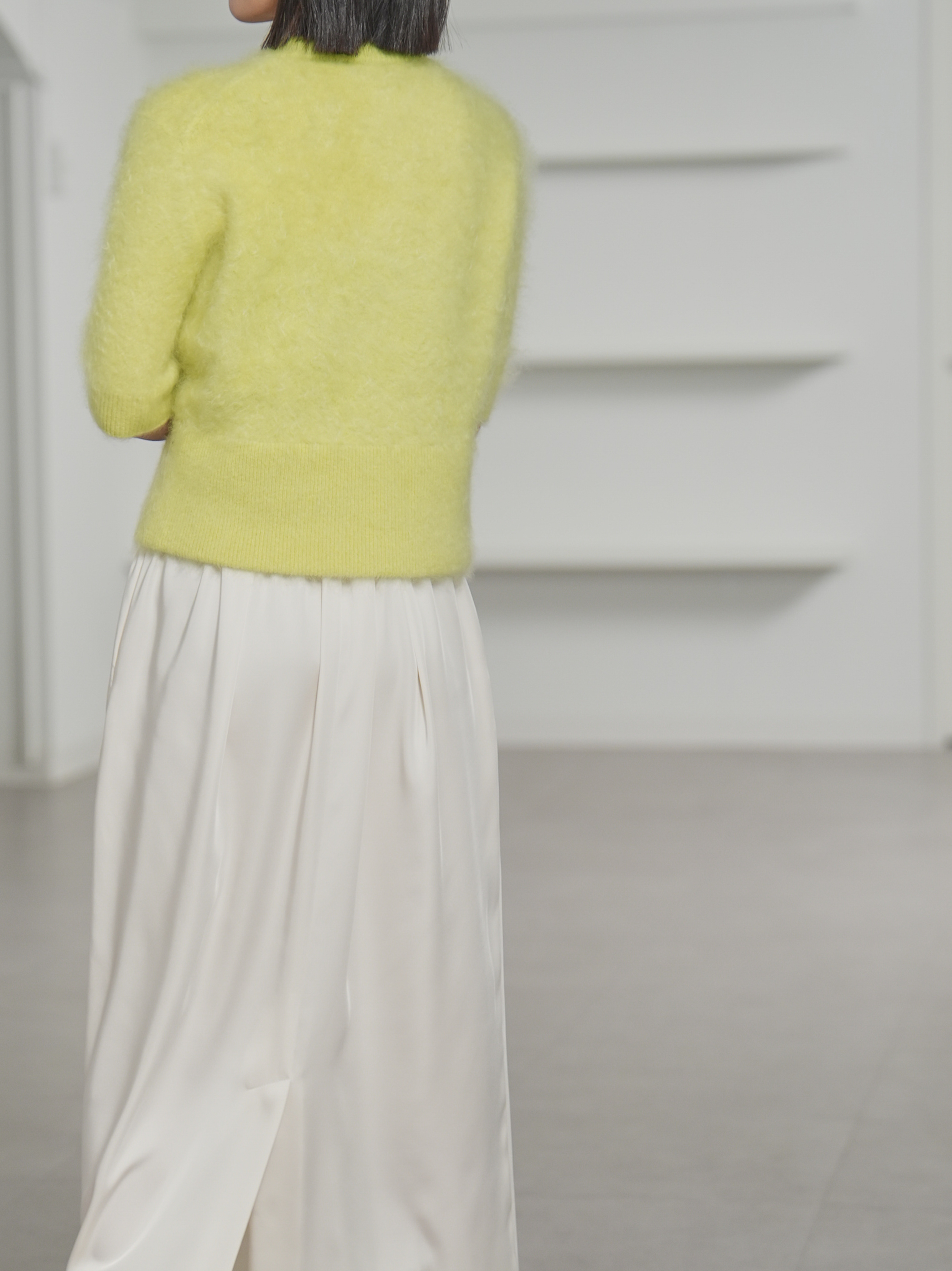 Darcy Fur Cashmere Yellowの画像