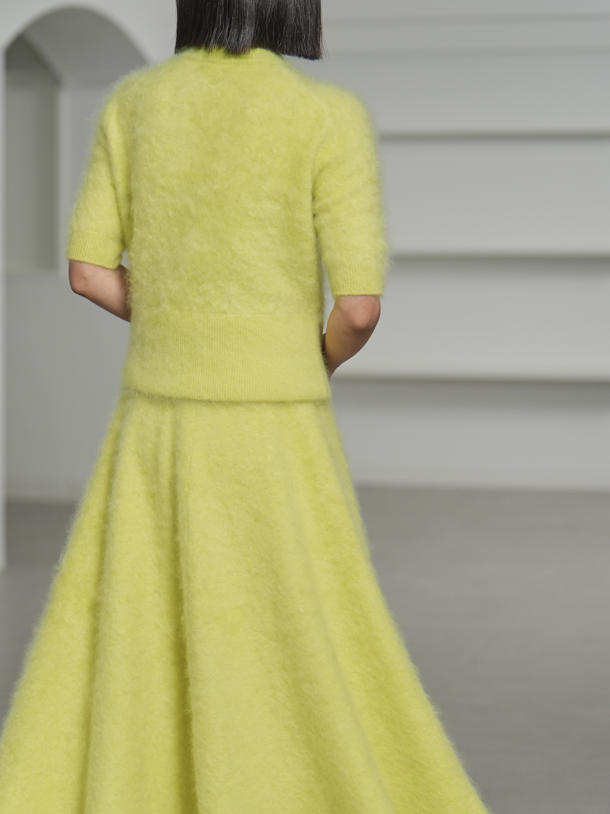 Darcy Fur Cashmere Yellowの画像