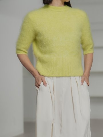 Darcy Fur Cashmere Yellowの画像
