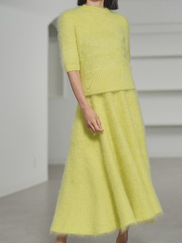 Darcy Fur Cashmere Yellowの画像