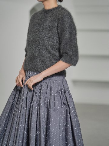 Darcy Fur Cashmere Charcoalの画像