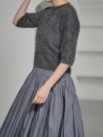 Darcy Fur Cashmere Charcoalの画像