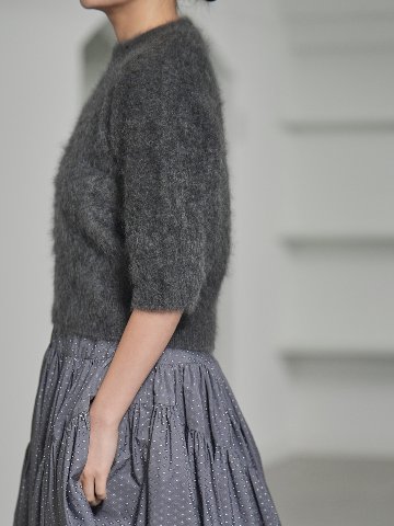 Darcy Fur Cashmere Charcoalの画像