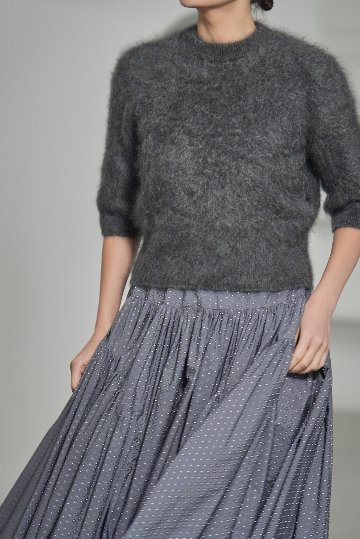 Darcy Fur Cashmere Charcoalの画像