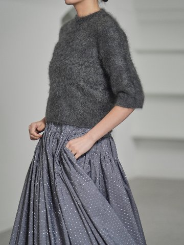 Darcy Fur Cashmere Charcoalの画像