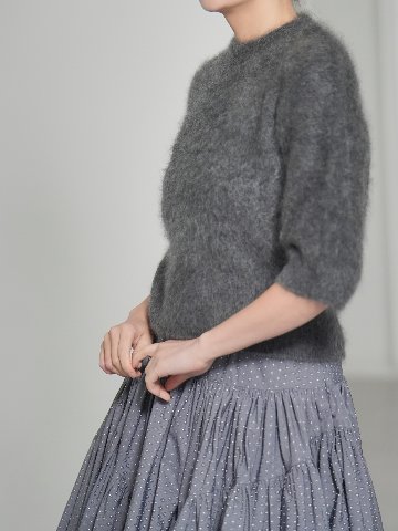 Darcy Fur Cashmere Charcoalの画像