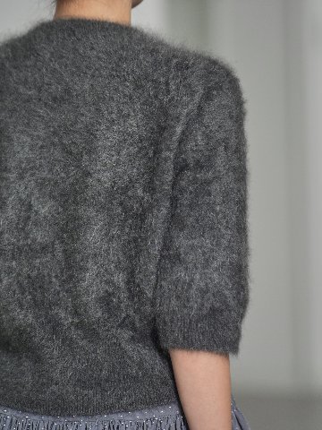 Darcy Fur Cashmere Charcoalの画像