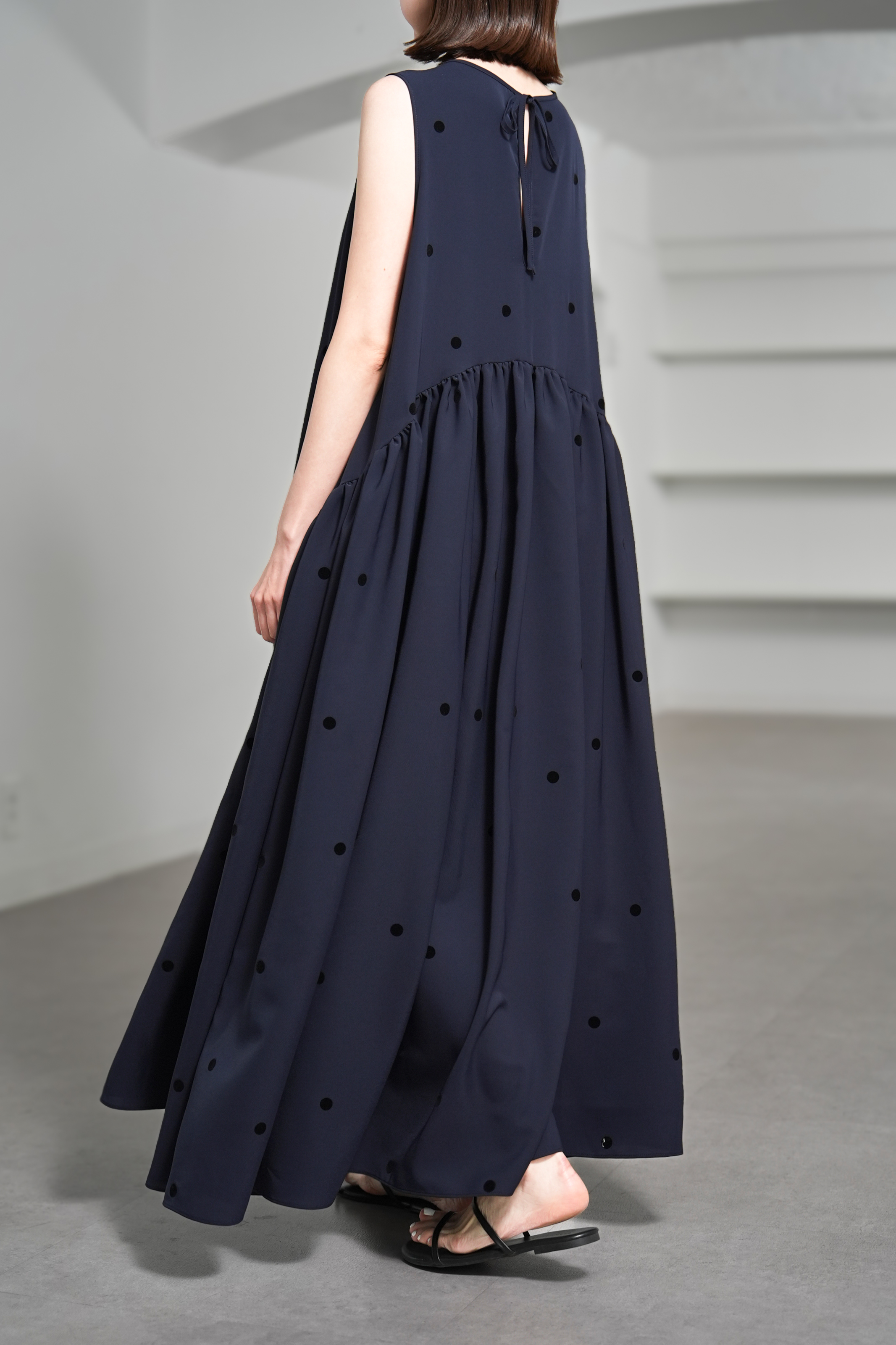 Nadia Dot Navy/Blackの画像