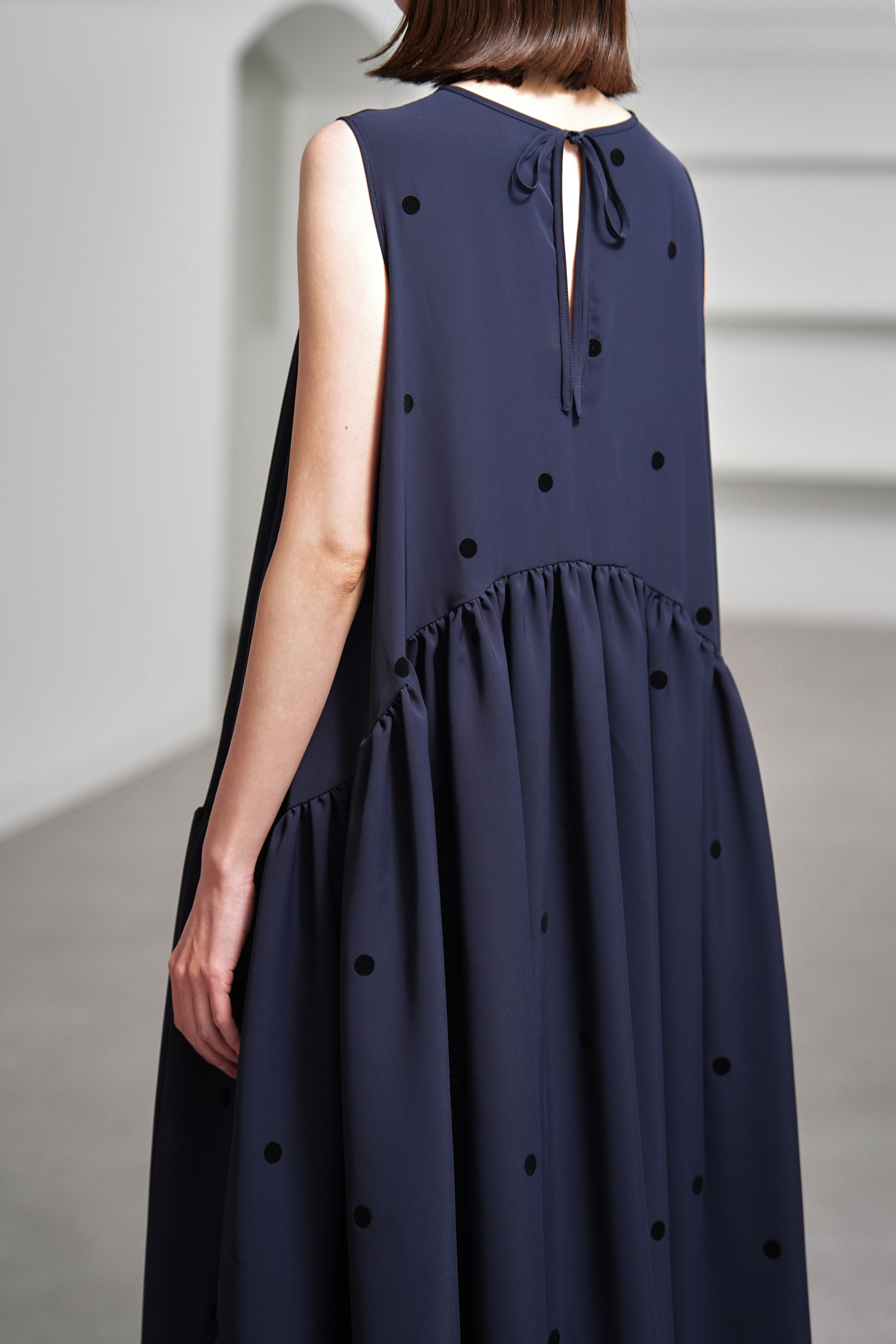 Nadia Dot Navy/Blackの画像