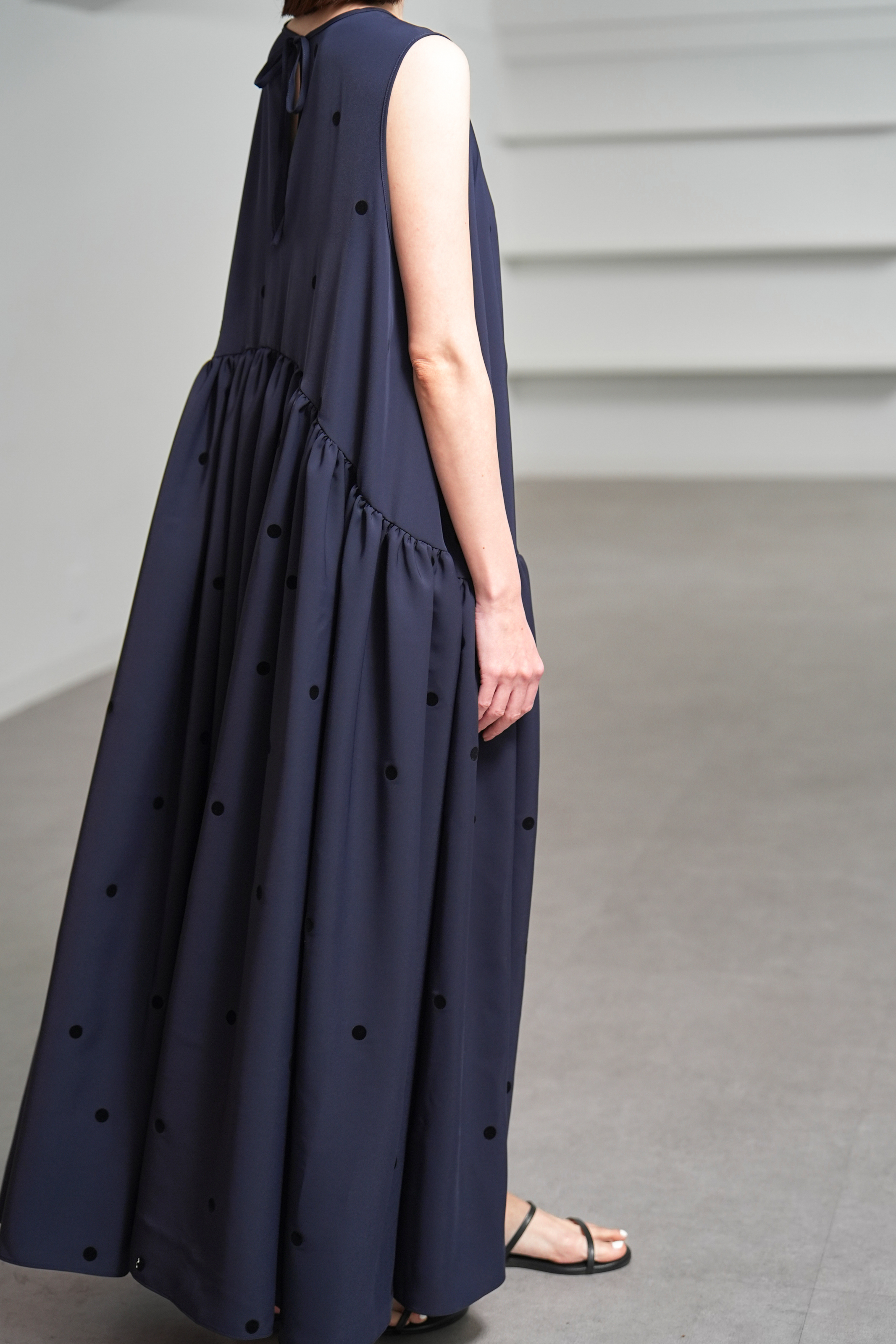 Nadia Dot Navy/Blackの画像