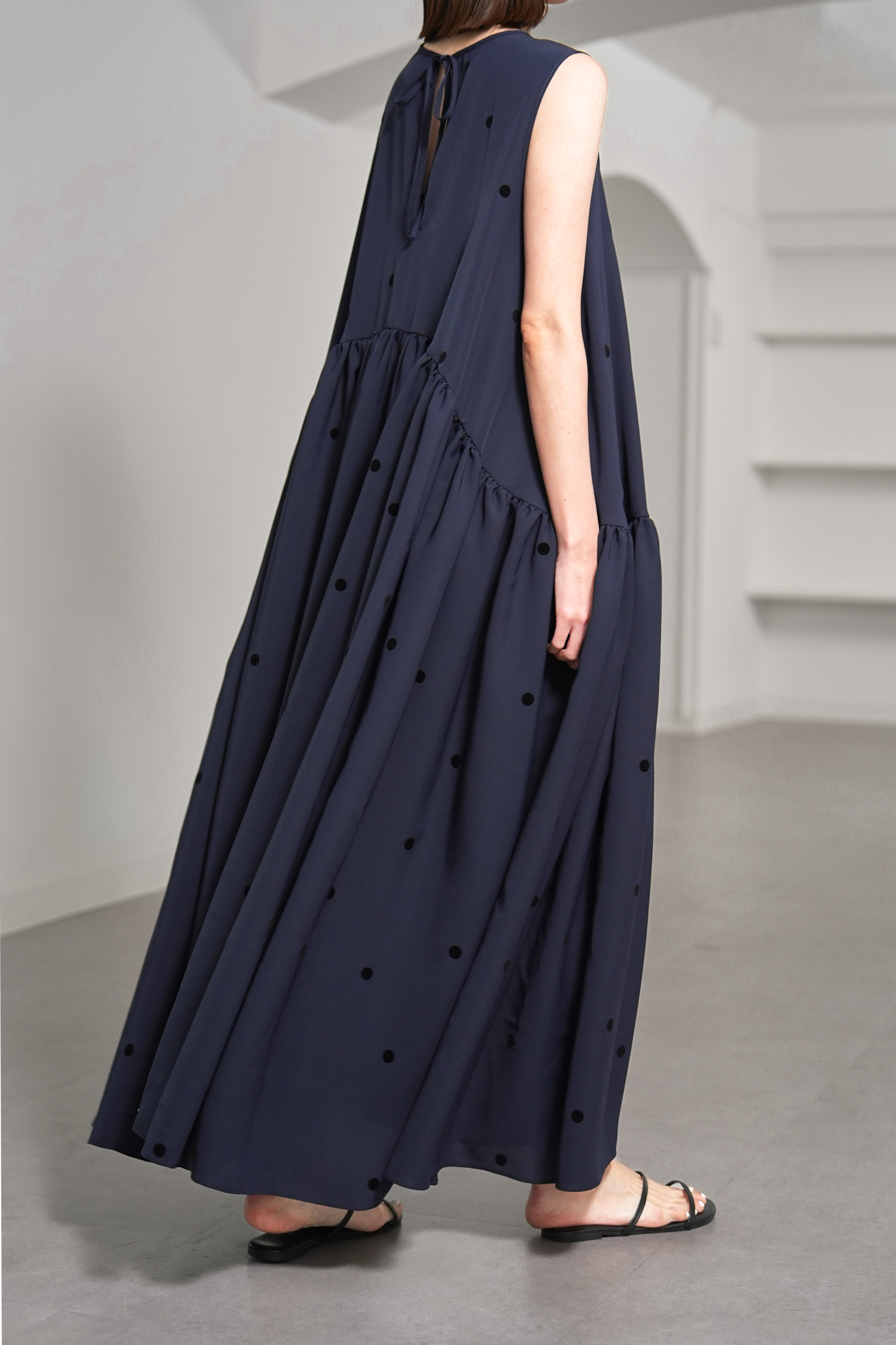 Nadia Dot Navy/Blackの画像