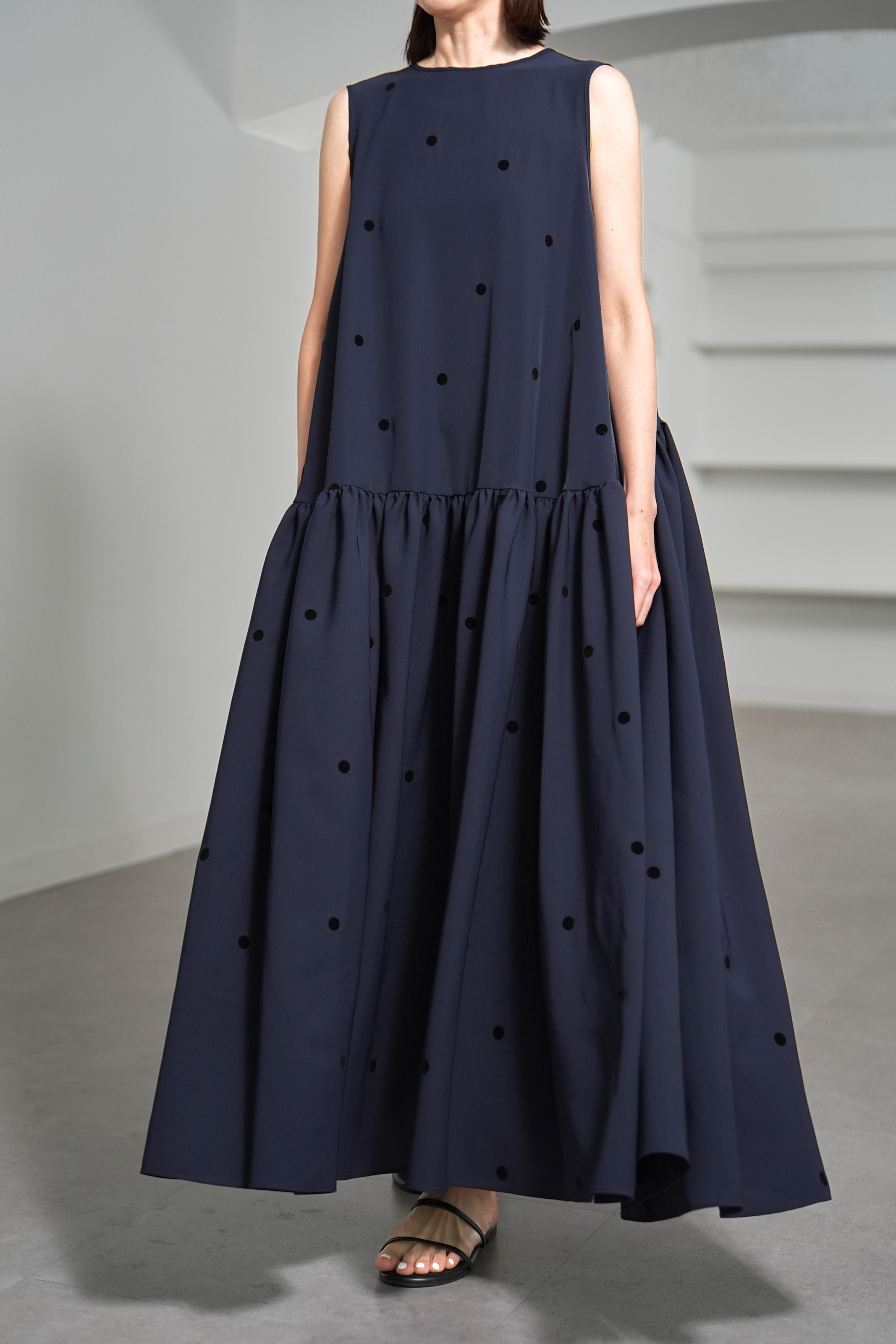 Nadia Dot Navy/Blackの画像