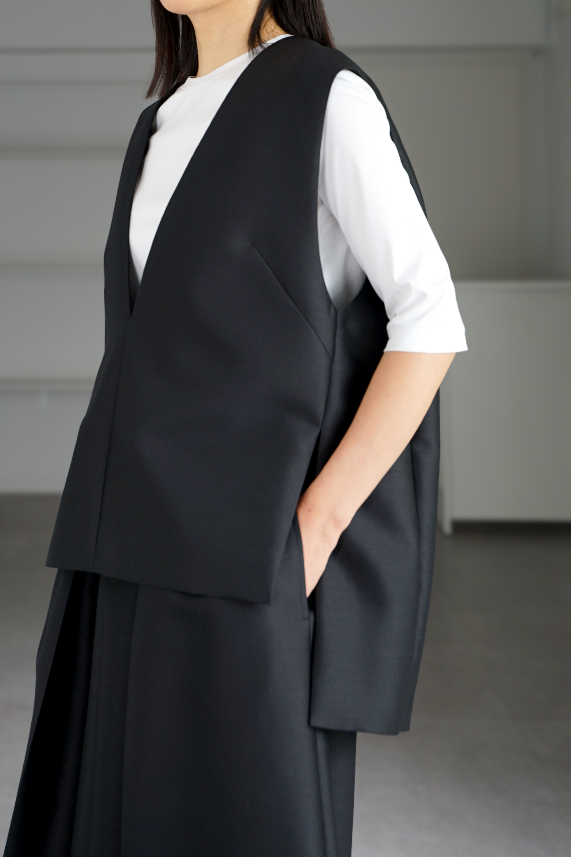 Mason Silk Wool Blackの画像