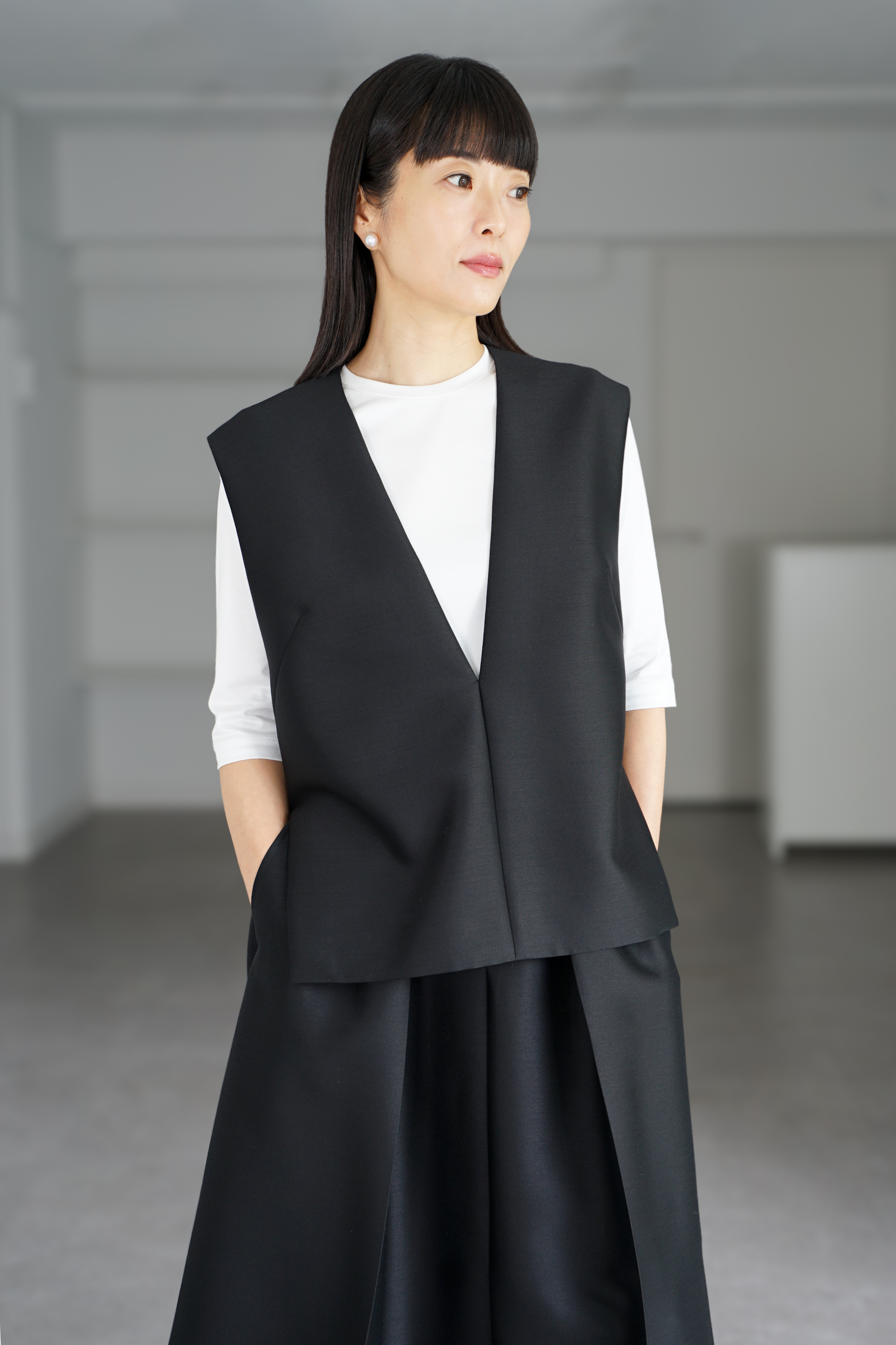 Mason Silk Wool Blackの画像