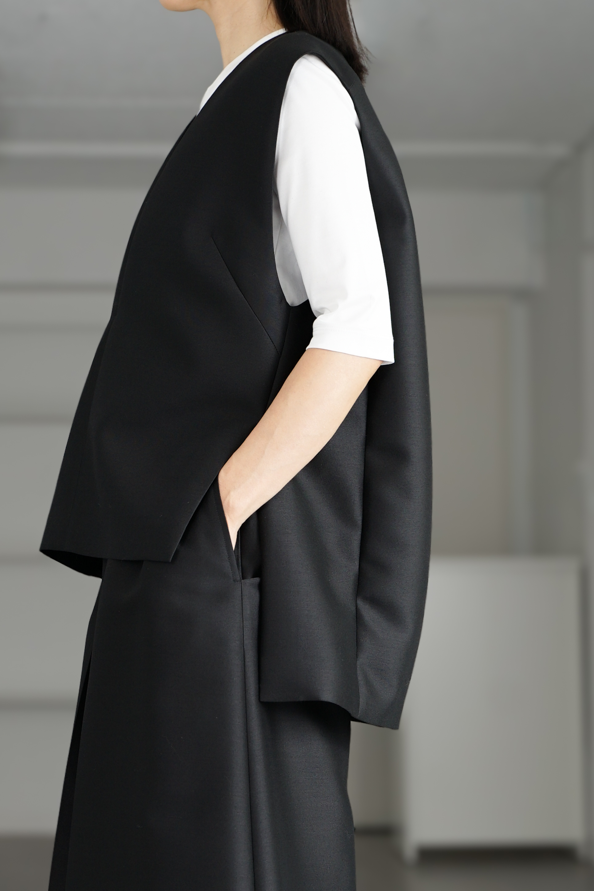 Mason Silk Wool Blackの画像