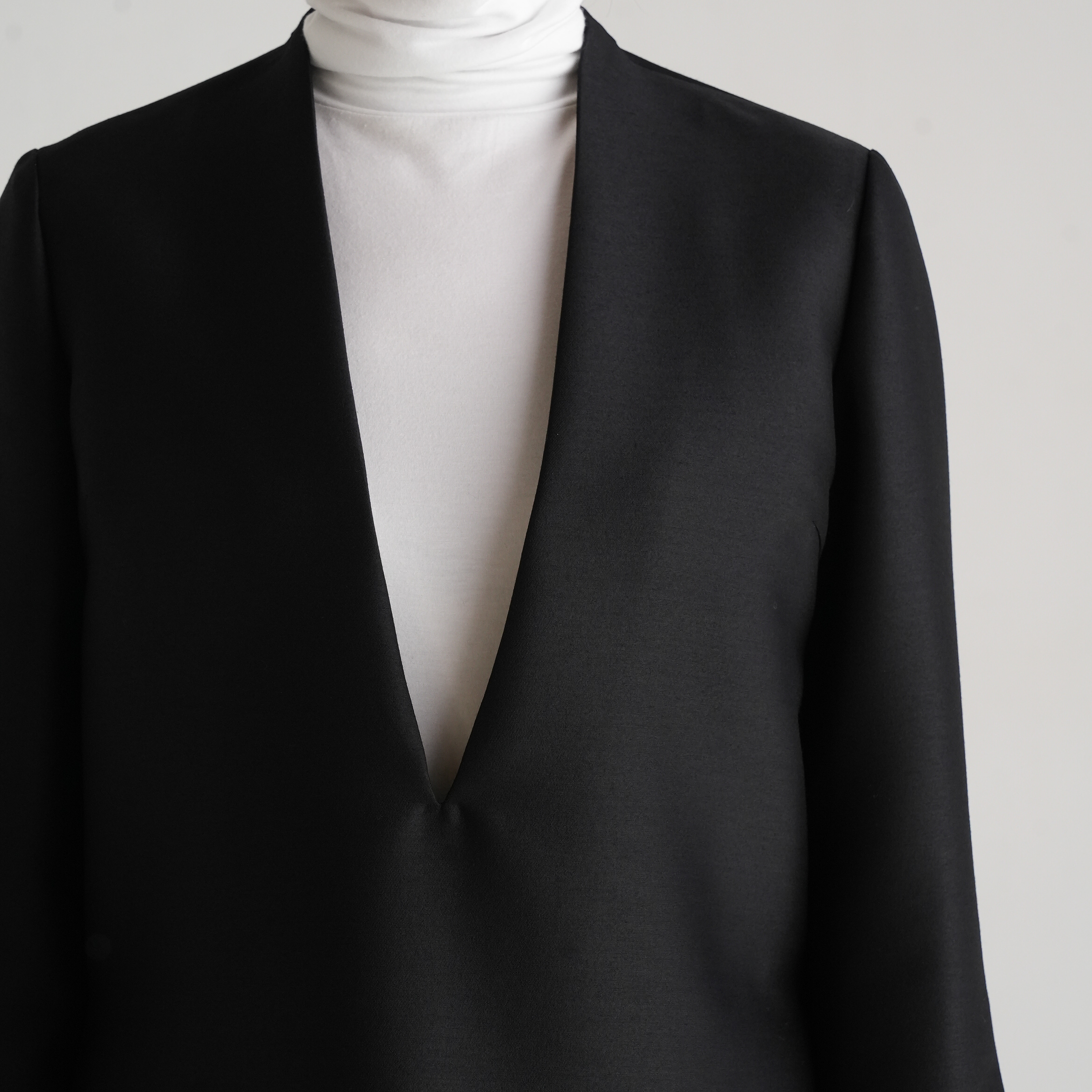 Glen Silk Wool Blackの画像