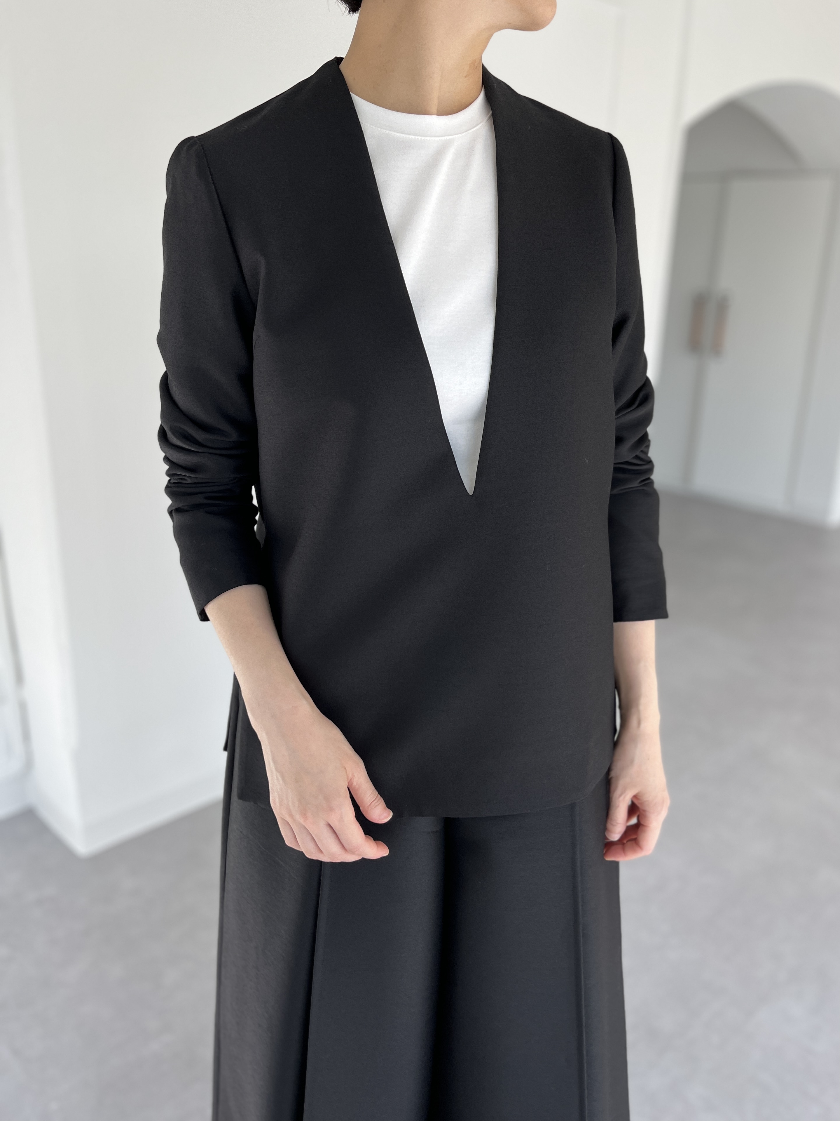 Glen Silk Wool Blackの画像