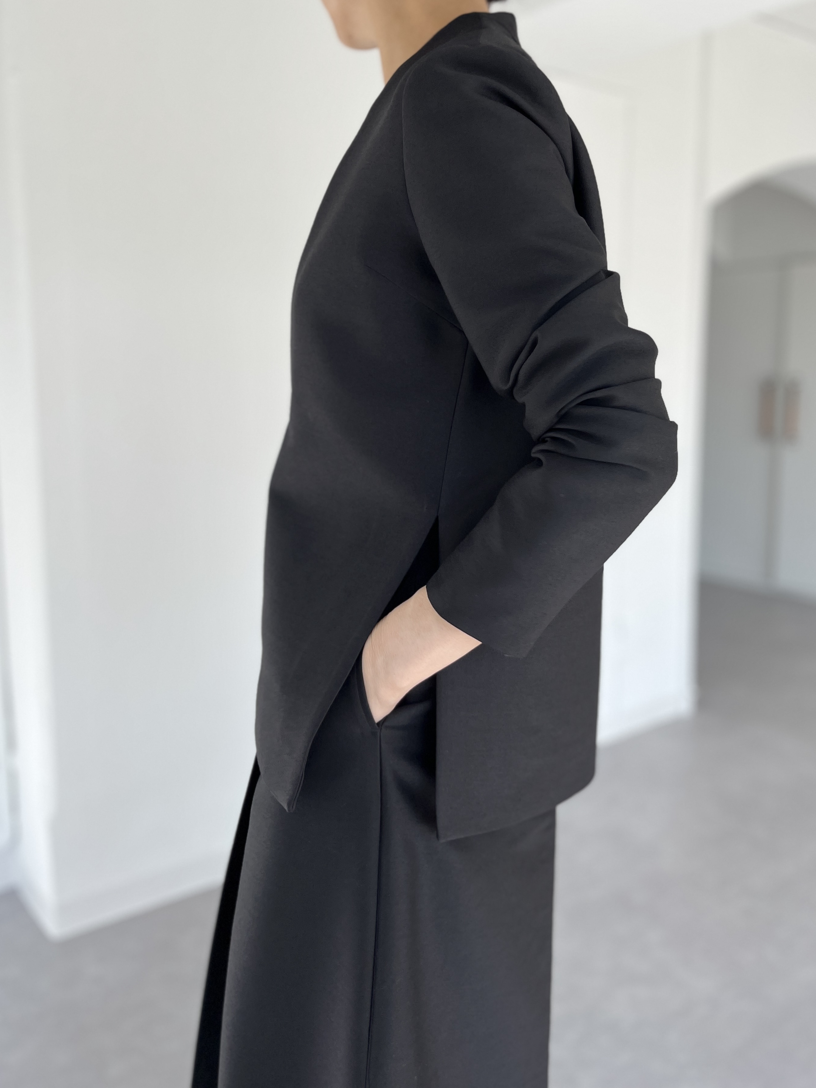 Glen Silk Wool Blackの画像