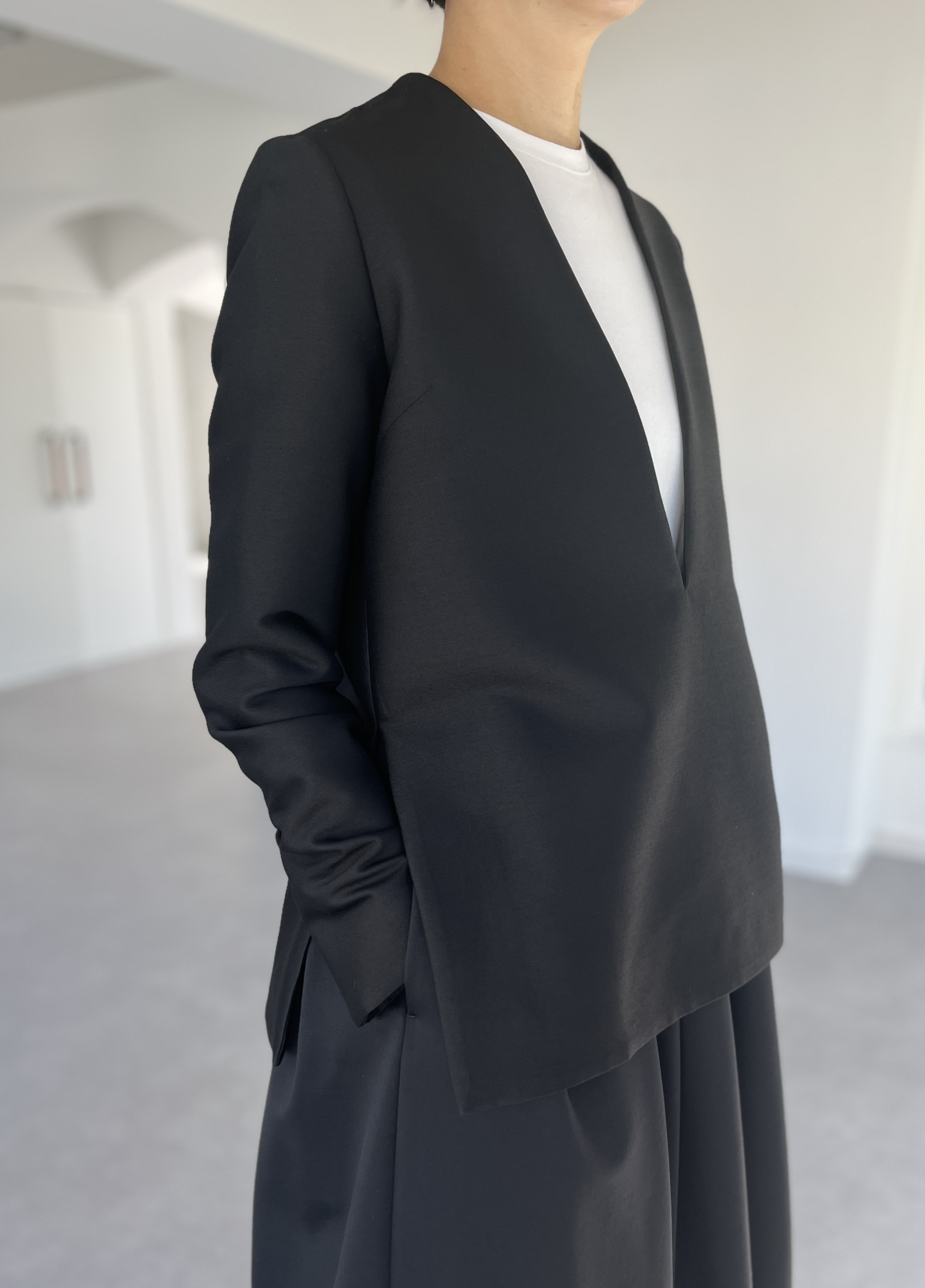Glen Silk Wool Blackの画像