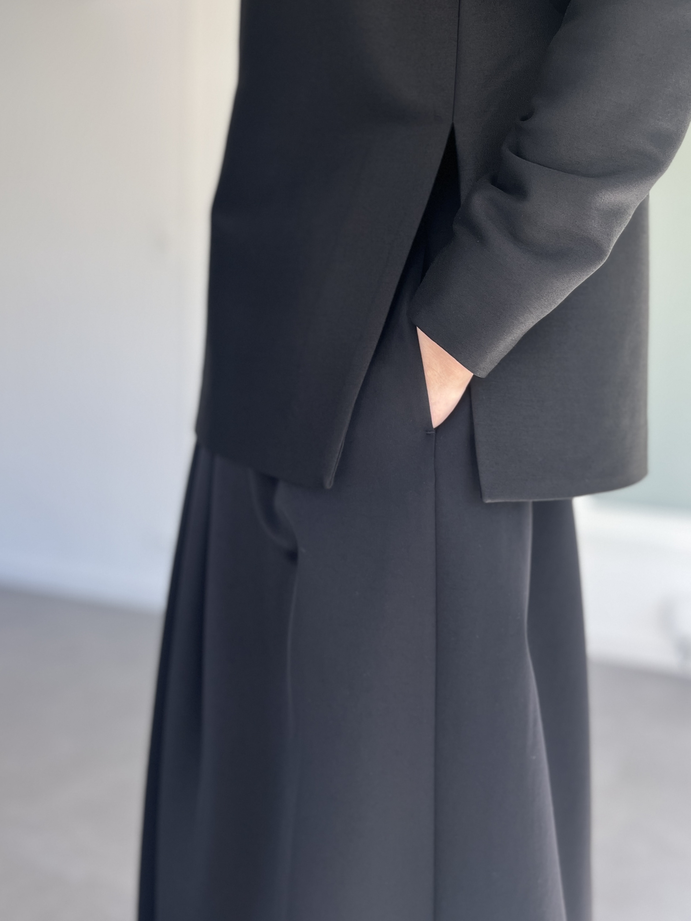 Glen Silk Wool Blackの画像