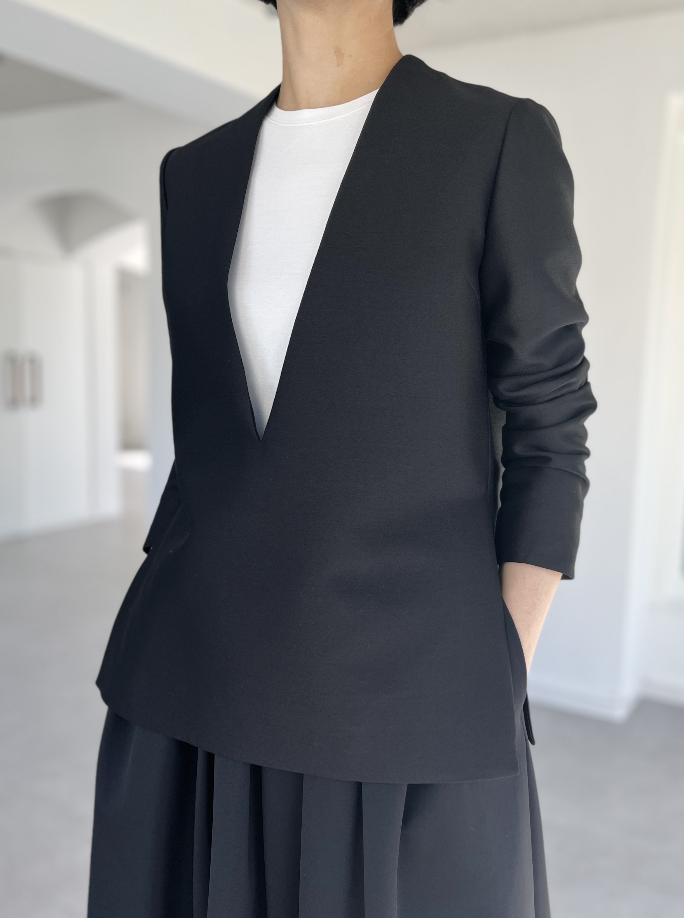 Glen Silk Wool Blackの画像