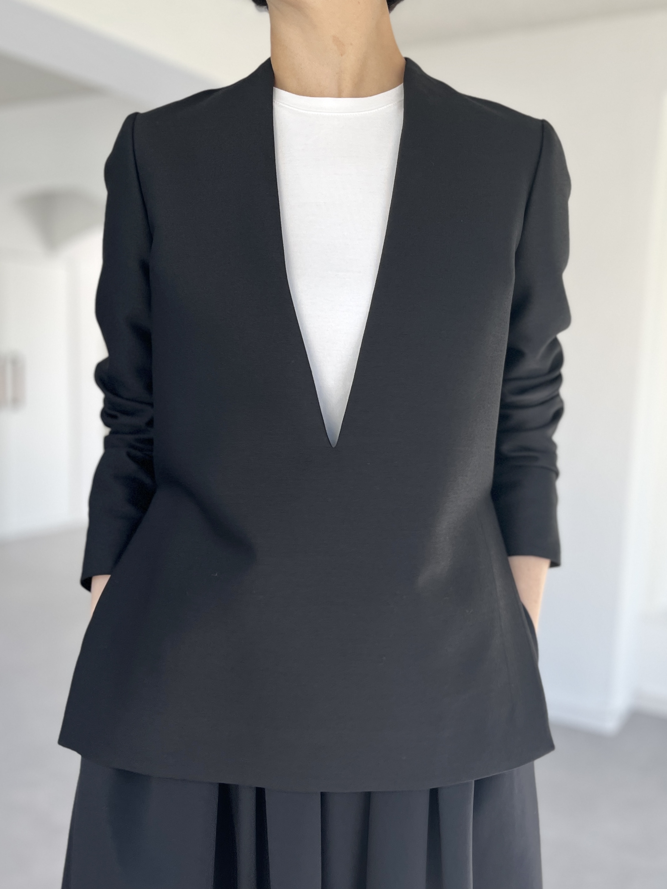 Glen Silk Wool Blackの画像