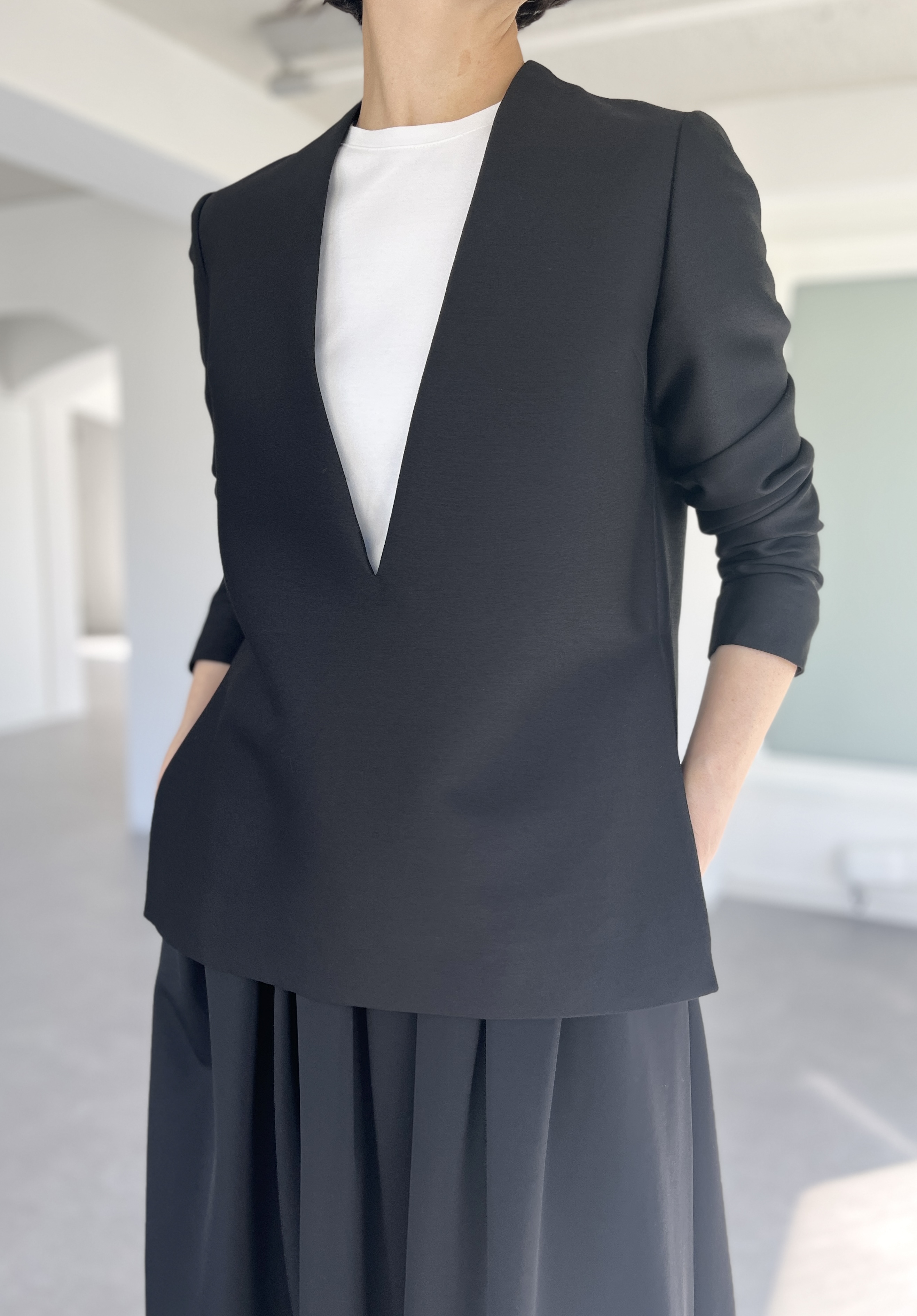 Glen Silk Wool Blackの画像