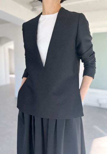Glen Silk Wool Blackの画像